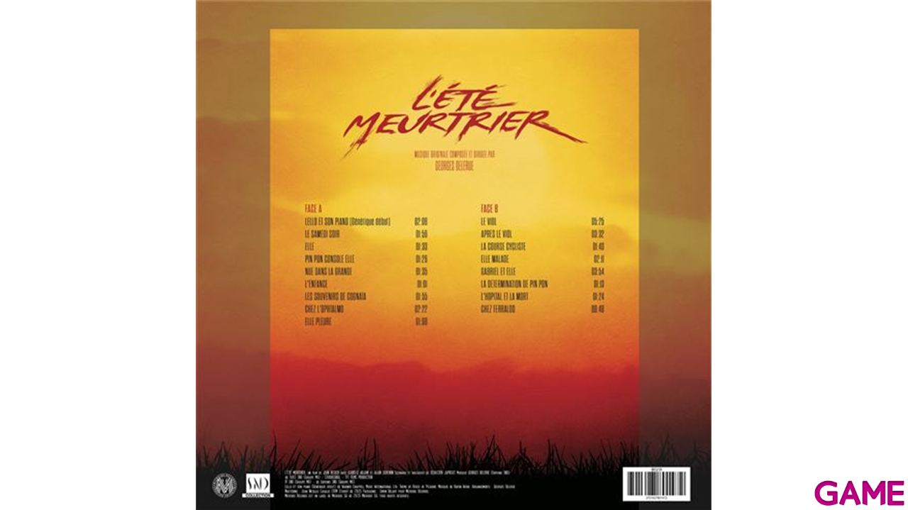 Vinilo One Deadly Summer (L´Été Meurtrier) 1 LP-2